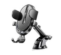 Support Voiture pour Téléphone Ajustable Ventouse Puissante Antidérapante | Porte-Téléphone de Tableau de Bord Rotation 360°, Réglable, Ventouse Puissante, Antidérapant, Enregistr