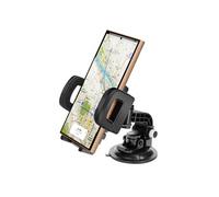 Support Voiture pour Téléphone Vue Parfaite avec Articulation Rotative Noir