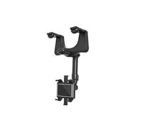 Support Voiture Rétroviseur pour Smartphone Jusqu'à 7" Ajustable Noir