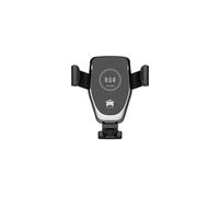 Support Voiture Rotatif 360° pour Smartphone Compatible Charge Sans Fil 10W Noir