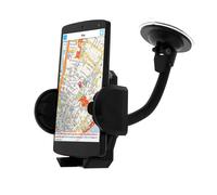 Support Voiture Rotatif pour Smartphone - Ventouse + Grille d'aération