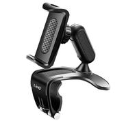 Support Voiture Smartphone - LinQ - Ultra-stable - Fixation Tableau de bord - Rotatif 360° - Antidérapant