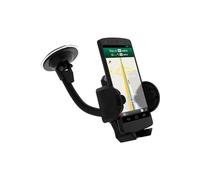 Support Voiture Smartphone Pare-Brise Bras flexible Orientable 360° Noir