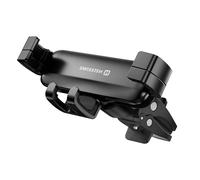 Support Voiture Smartphone pour Grille d'Aération Gravity Lock Rotatif 360° Swissten Noir