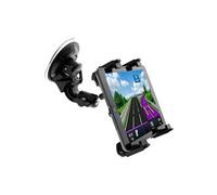 Support Voiture Tablettes de 145 et 282 mm + Fixations ventouse pare-brise Noir, Noir G