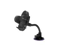Support Voiture Téléphone Pare Brise Tableau de Bord Bras Souple Forcell Noir