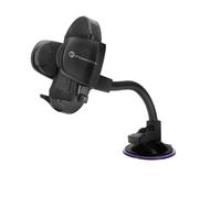 Support Voiture Téléphone Pare Brise Tableau de Bord Bras Souple Forcell Noir