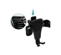 Support Voiture Universel Fixation grille d'aération Système de gravité Noir