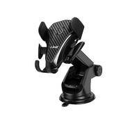 Support Voiture Ventouse Tableau de bord/Pare-brise Bouton de verrouillage Noir