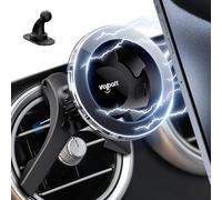 Support voiture Volport MagSafe pour évent et tableau de bord: support magnétique pour grille d'aération (ronde/horizontale/verticale) aimant puissant pour iPhone 15/14/13/12 Pro Max Samsung S24 Ultra
