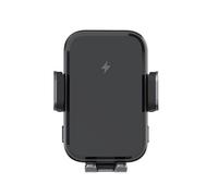 Support voiture Wefix Pro avec charge à induction 3 en 1 15 W + Câble Noir