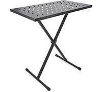 Support X-Frame avec plateau de table Gear4music - Surface acier ventilée