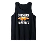 Support Your Local Bartender Pub Parti Boire De La Bière Débardeur