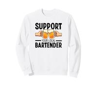 Support Your Local Bartender Pub Parti Boire De La Bière Sweatshirt