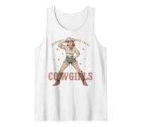 Support Your Local Cowgirls Western Stars Vintage Débardeur