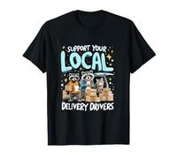 Support Your Local Delivery Drivers Livreurs Locaux T-Shirt