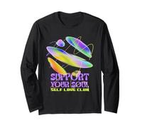 Support Your Soul Self Love Club (déclaration d'amour Personnel) Manche Longue