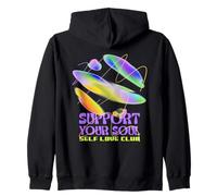 Support Your Soul Self Love Club (déclaration d'amour Personnel) Sweat à Capuche