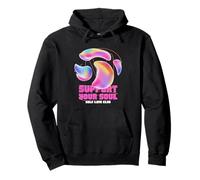 Support Your Soul Self Love Club (déclaration d'amour Personnel) Sweat à Capuche