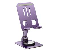 supportdetéléphonerotatif - supportdetablette pliable métal | supportdetéléphoneà charge de roulement, supportmobile portable, supportdetéléphoneportable peu encombrant pour lecteurs d