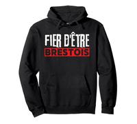 Supporter fier d'être Brestois - Maillot football Brest foot Sweat à Capuche