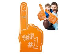 Supporter Foam Hand - de supporter surdimensionné, construction légère et confortable, équipement audacieux Team Spirit | Accessoire d'encouragement de la foule pour les événements de football, d
