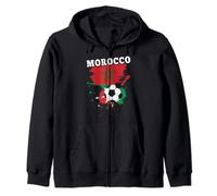 Supporter Maroc Foot Fan Marocain Maillot Drapeau Du Maroc Sweat à Capuche