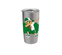 Supporters algériens fiers Drapeau de l'Algérie Gobelet isotherme en acier inoxydable double paroi