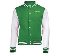 Supportershop Arabie Saoudite Veste Bicolore Mixte Enfant, Vert, FR : L (Taille Fabricant : 9-11 Ans)