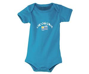 Supportershop Body bébé Aqua Uruguay 6-12 Mois Body bébé Aqua Uruguay 6-12 Mois Bébé Bleu Aqua FR: M (Taille Fabricant: 6-12 Mois)