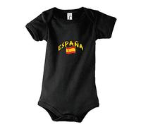Supportershop Body bébé Noir Espagne Body bébé Noir Espagne Noir FR: 18-23 Mois (Taille Fabricant: 18-23 Mois)