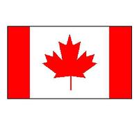 Supportershop-Drapeau Canada polyester avec 2 œillets metalliques - 150 x 90 cm