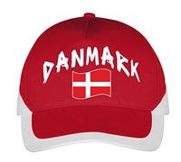 Supportershop Football Danemark Casquette, Rouge, FR Taille Unique Taille Fabricant Taille One Sizeque EU