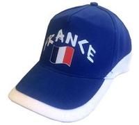 Supportershop France Casquette supporter Bleu/Blanc Taille unique réglable Multicolore G