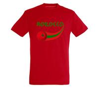 Supportershop Maroc t-Shirt Homme Rouge FR: 2XL (Taille Fabricant: XXL)