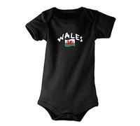 Supportershop Pays de Galles Maillot Enfant Noir FR: XL (Taille Fabricant: 18-23 Mois)