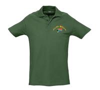 Supportershop Polo Rugby Afrique du Sud Vert Mixte Adulte, FR : M (Taille Fabricant : M)