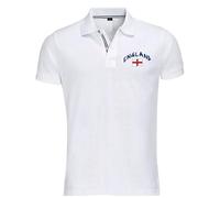 Supportershop Polo Rugby Angleterre Blanc S Polo Blanc FR : S (Taille Fabricant : S)