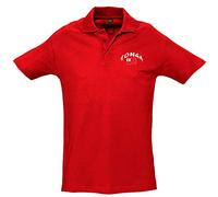 Supportershop Polo Rugby Enfant Tonga Enfant Rouge FR: 2XL (Taille Fabricant: 12 Ans)