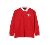 Supportershop Polo Rugby LS Canada Rouge Manches Longues Mixte Adulte, FR : M (Taille Fabricant : M)
