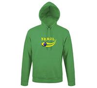 Supportershop Sweat Adulte Capuche Vert Brésil Sweat Adulte Capuche Vert Brésil Vert FR: XXL (Taille Fabricant: XXL)