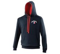 Supportershop Sweat Capuche Rugby France Mixte Adulte, Marine, FR : L (Taille Fabricant : L)