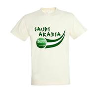 Supportershop T- Shirt Arabie Saoudite Blanc Enfant Garçon, FR : M (Taille Fabricant : 6 Ans)