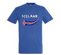 Supportershop T- Shirt Islande Bleu Royal Enfant Garçon, FR : XL (Taille Fabricant : 10 Ans)