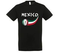 Supportershop T- Shirt Mexique Noir Homme, FR : S (Taille Fabricant : S)