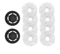 Supporteur de rag de broche,Compatible pour Ecovacs,Compatible pour Deebot,Pièces d'aspirateur X1 OMNI TURBO Supporteur de tampon de broche Rack de tissus de broche(2pcs and 8pcs)