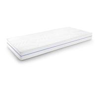 Supportho Matelas ergonomique en mousse à froid 90x200 cm de hauteur 18 cm Dureté H2/H3 Blanc