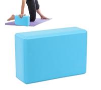 Supportive Yoga Blocks - Eco Friendly High Density EVA Foam | 23x15x7.6cm Lightweight 120g Non-Slip Soft Brick for Fitness Stretching, Beginner to Pro Yoga Accessories in Orange