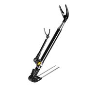 Supporto per Canna Da - Portacanne Telescopico in Acciaio Inossidabile 2,1m, Rotazione 180° Plug-a Terra, Regolabile per in Acqua E Salata, Accessorio Robusto