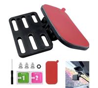 Supporto Universale Telecamera Retromarcia e Dashcam, Staffa Telecamera Lunotto Posteriore Metallo, Regolabile 180° Senza Forare, per M550 M63 PG02S, Installation Facile avec Accessoires Vis Incluses